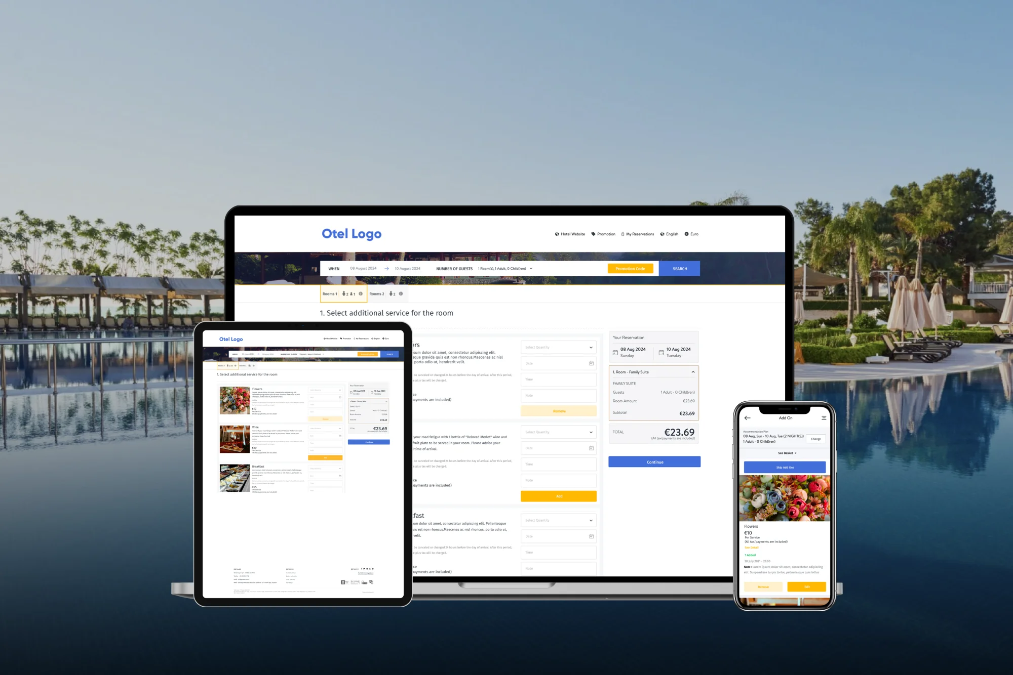 One-click occupancy and price management with hotel channel manager