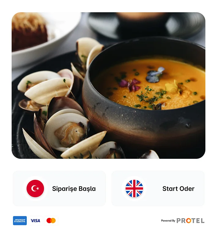 Modern Ordering Experience with Protel Self-Service Kiosk System görseli